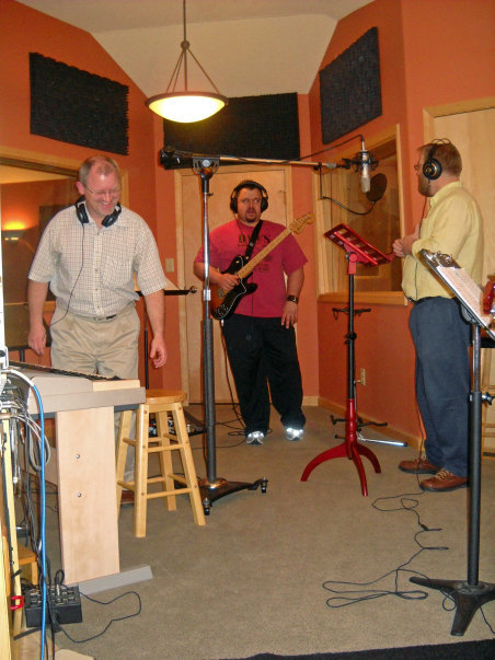 4th Sunday recording Not A Thing I Can Do in the studio