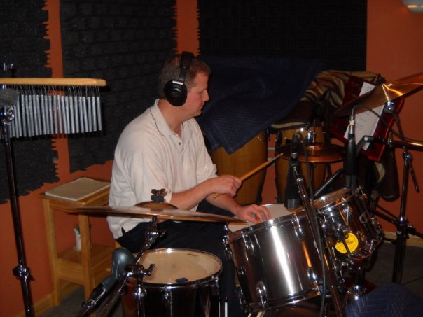 Drum recording during the Not A Thing I Can Do sessions